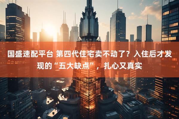 国盛速配平台 第四代住宅卖不动了？入住后才发现的“五大缺点”，扎心又真实